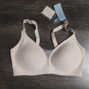 Nude Seamless Push-Up Bra Size M - Molded Cups Everyday Bra